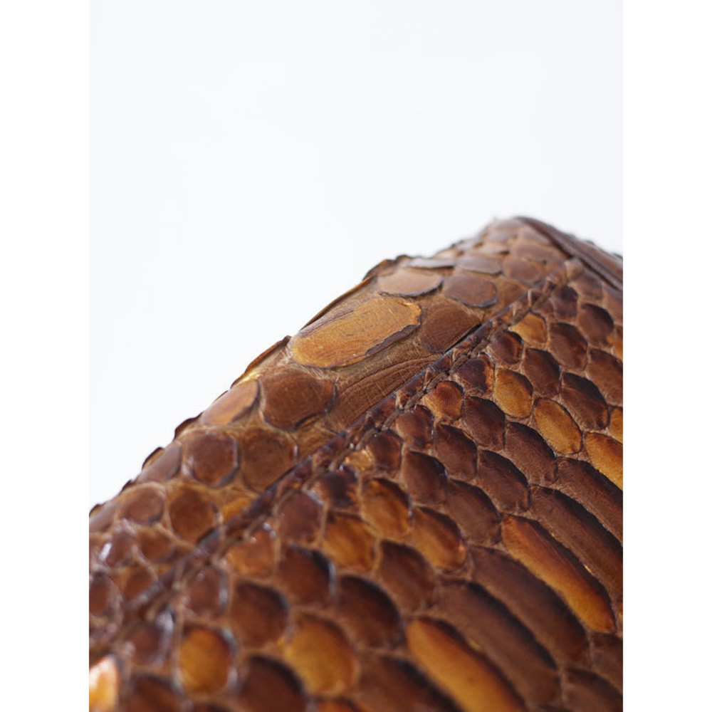 Gucci Tote Tan Sookie Python Bag - image 6